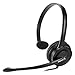 Cellet EP35OP Premium Mono 3.5mm Hands-Free Headset with Boom Microphone- 5ft Long Wire with Universal Compatible for Apple iPhone, Samsung, LG Motorola with 3.5mm Audio Headphone Jack Input