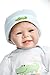 SanyDoll Reborn Baby Doll Vinyl 22inch 55cm Lovely Lifelike Cute Baby Birthday