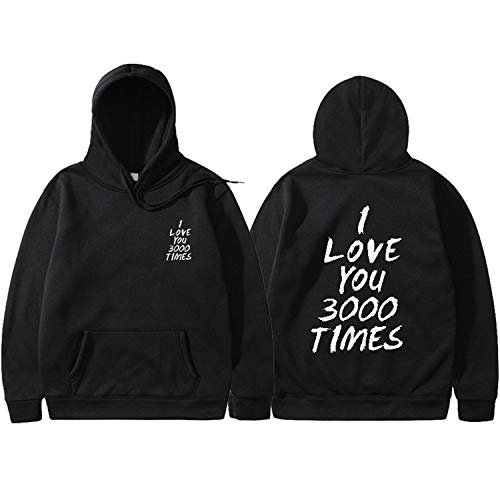 I Love You 3000 Hoodies Sweatshirt Iron Man Costume Print Sweatshirt