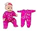 ebuddy Total 5 Sets Baby Doll Clothes Include Bikini Rompers for 43cm New Born Baby Dolls, 15 inch Dolls