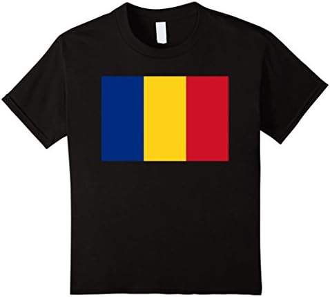 Kids Romania Flag Shirt Romanian Family Party Gift T-Shirt 10 Black