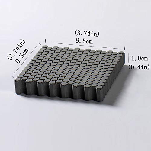 Square Silicone Mold DIY Concrete Coaster Resin Molds for Resin, Cement, Home Decoration - Thumbnail 3