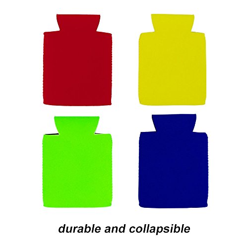 Acelane Neoprene Can Cooler Sleeves, Collapsible Holder, Insulated Carrier for Parties, Picnics Family Reunions and Outdoors – Set of 4 (PURECOLOR) - Thumbnail 2