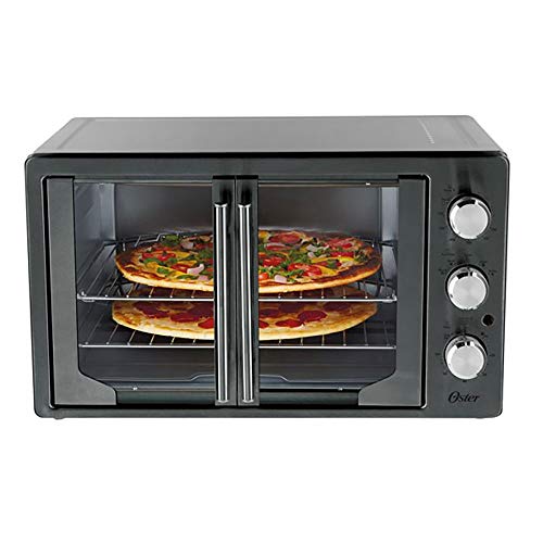Oster 31160840 Extra Large Single Door Pull French Door Turbo Convection Toaster Oven with 2