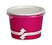 100 Count Pink Deli Containers Durable Food Storage Containers with Lids Hot and Cold Disposable 12oz Containers Use for Frozen Desserts, Soups, or Any Food of Your Choice