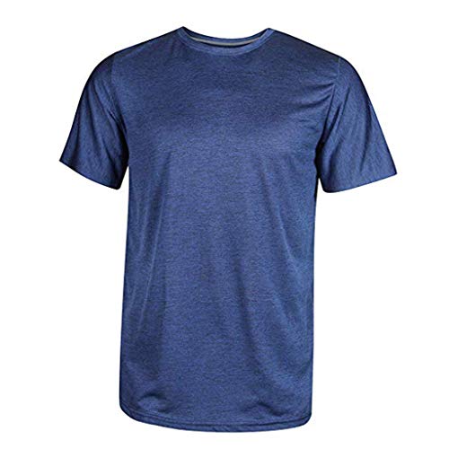 Letdown_Men tops Men Tshirts Short Sleeve 5-Pack Quick-Dry Moisture Wicking Active Athletic Tech Performance Sportswear