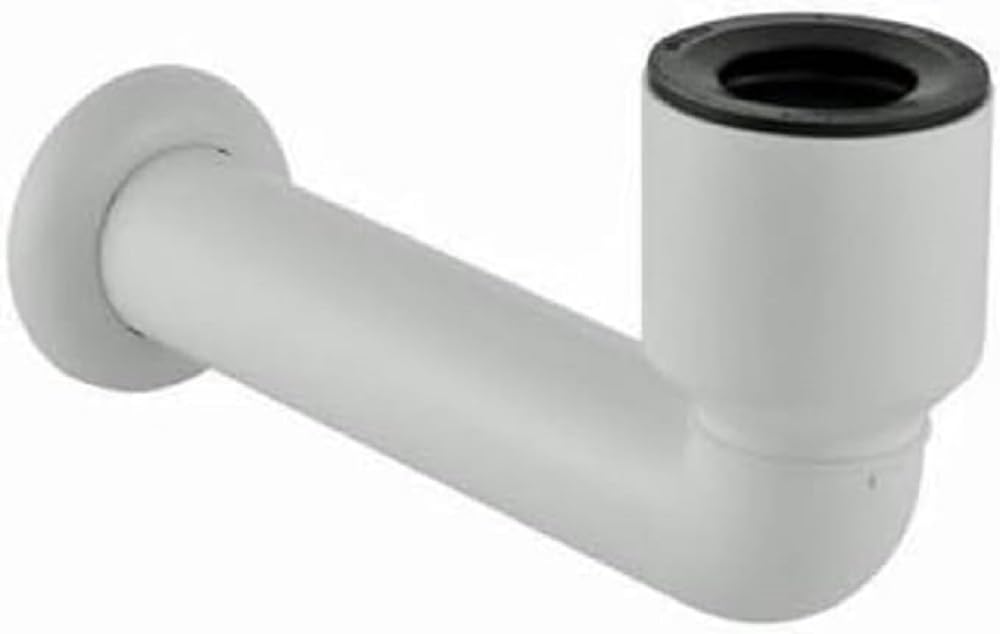 Geberit Urinal Connection Elbow Outlet Pipe D 50 with Seal White