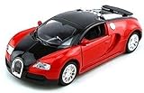 NuoYa001 Top Gift 1:36 Bugatti Veyron Diecast Car Model Collection with Sound&Light Red