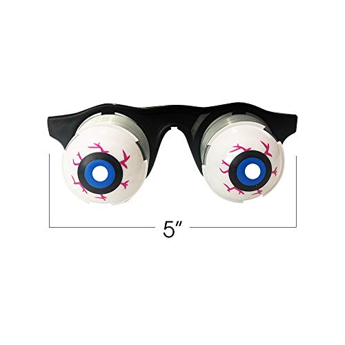 ArtCreativity Droopy Eye Glasses for Kids, Set of 2, Funny Glasses with