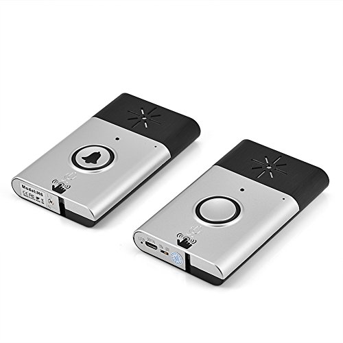 Richer-R Door Bell, Voice Intercom 2.4GHz Mini Portable Dual Way WIFI Wireless Doorbell Interphone System with Built-in High Sensitivity Microphone Speaker - Thumbnail 5