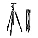 ZoMei Camera Tripod for DSLR with 360 Degree Ball Head Lightweight Alluminum Alloy Tripod for Canon Nikon DSLR and Camcorders(Black)