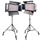 LimoStudio Photography Photo Video Studio 3300W Digital Light Fluorescent 6-Bank Barndoor Light Panel Kit