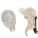 Beautyer Womens Sun Hat Summer Flap Cover Cap Cotton Anti-UV UPF 50+ Sun Shade Hat With Bow Wide Brim Adjustable Hat