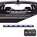 SpeedTech Lights Striker Elite TIR 6 Head LED Strobe Light Bar – Dash, Deck, Traffic Advisor, Windshield Mount for Police, Security & Emergency Vehicle Hazard Warning (Blue/Blue)