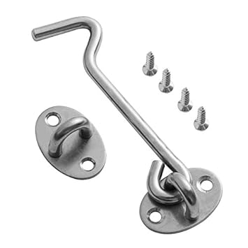 Buy Bubby 2pc Stainless Steel Cabin Door Gate Hook And Eye Bolt