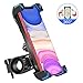 OHUI Bike Phone Mount, Full Screen Touch 360° Rotation Anti Shake Phone Mount Holder Compatible with iPhone 11/Pro Max/X/XR/XS Max/8/7/6 Plus, Samsung Galaxy S10/S10e/S9 and Other 4.5