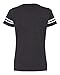 LAT Ladies' Fine Jersey Short Sleeve Football Tee (Vintage Smoke/Blended White, XX-Large)