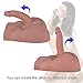 3D Realistic Sex Love Doll for Women with Flexible Dildo and Tight Anal Entry Fake Penis with Ball Adult Sex Toys for Female Masturbation-11x9.44x7.87inch Brown