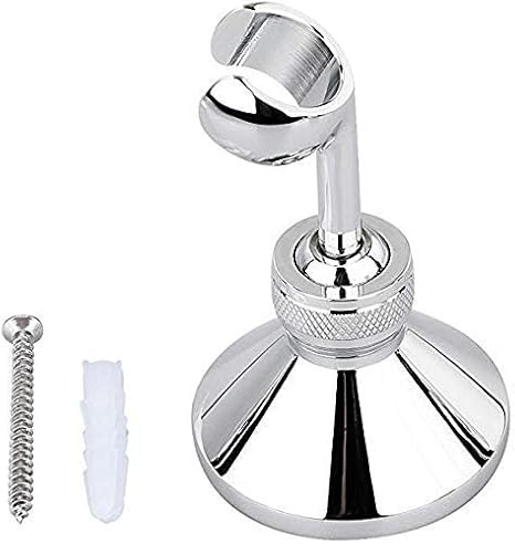 Soporte Barra Ducha Cromado | Ajustable 18-25mm | 360° Giratorio | Fácil Instalación