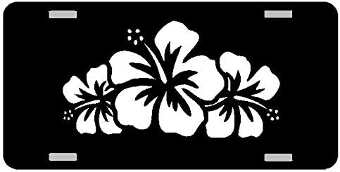 HIBISCUS FLOWER License Plate