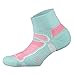 Balega Ultralight Lightweight Performance Quarter Athletic Running Socks for Men and Women (1 Pair) Aqua, Medium