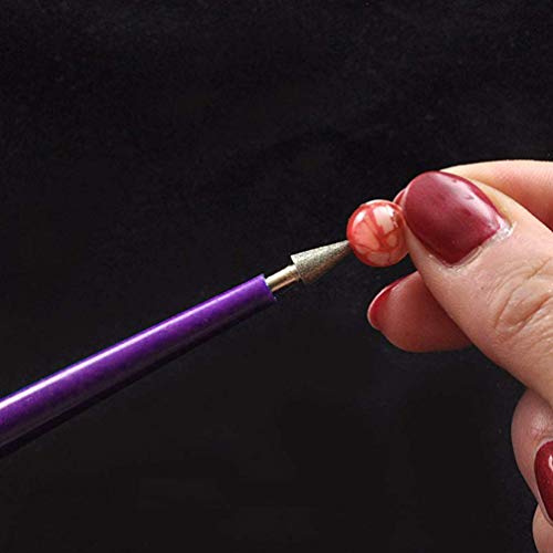 MXRS 5 Pcs Diamond Tipped Bead Reamer Beading Hole Enlarger Tool