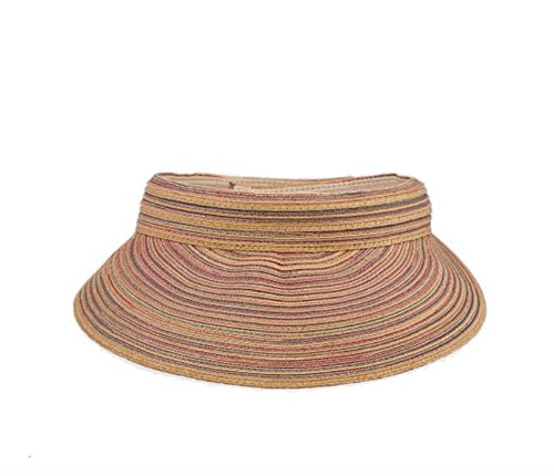 San Diego Hat Ladies Scala Braided Straw Visors
