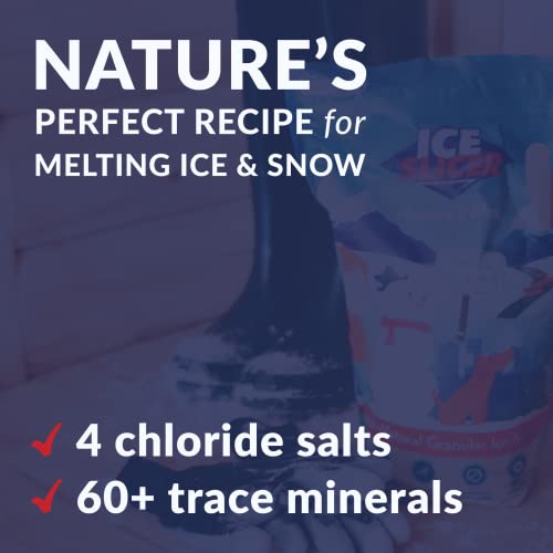 REDMOND Ice Slicer Ice Melt Salt, Kid & Pet Safe Deicer, AllNatural
