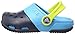 crocs Kids' Electro II Clog (Toddler/Little Kid),Navy/Electric Blue,1 M US Little Kid