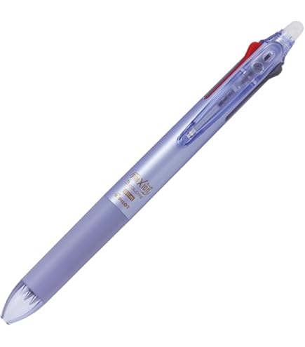 Pilot Frixion Ball Knock 4 Color Gel Ink Multi-Pen, Black (LKFB