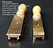 Hot Foil Stamping T-Slot Holder for Brass Stamp Die Mold DIY Leather Bronzing Stamping (Length 10cm)