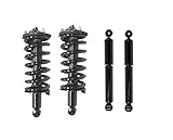 DTA 70016B Full Set 2 Front Complete Struts with Springs and Mounts + 2 Rear Shocks 4-pc Set, 2004-2013 Nissan Titan, 4WD