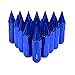 Rupse 20pcs M12x1.5 7075 Aluminum Spiked Lug Nuts Extended Tuner Wheels/Rims For Honda,Mitsubishi,Toyota, Mazda, Subaru etc (Blue-2)