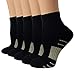 Copper Compression Socks For Men & Women-5 Pairs-Fit for Athletic,Travel& Medical - 15-20mmHg
