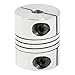 Uxcell a13052700ux0246 CNC Motor Shaft Coupler 5mm to 5mm Flexible Coupling 5x5mm