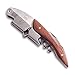 Professional Waiter Corkscrew - Premium All-in-one Wine and Beer Opener with Foil cutter, made of Natural Rosewood and Solid Stainless Steel with protective fabric bag and recycled paper gift box