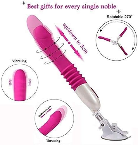GYPKL Automatic Adult Machine, Luxurious Electric Powerful Retractable Machine Multi-Angle Adjustable Adult Fashion Toy Pink GYPKL