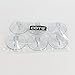 6 Pack of All Purpose 2 1/2 inch Large Strong Suction Cups with Hooks by COTU (R) - Made in USA (Holds up to 8 lbs per Suction Cup)