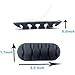 Adywe Black 5 Channels Desktop Adhesive Cable Clips Holders (10 pack),Cable Organizer and Cord Management for Your Wires, Desktop & Computer, Electrical, Charging or Mouse,Usb Cord