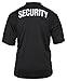 Rothco Mens Black Moisture Wicking Security Golf Shirt