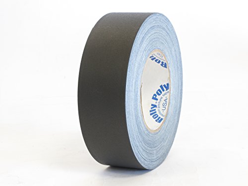 12 Rolls of Premium Professional Grade Gaffer Tape - 2 Inch x 55 Yards - Black Color - 12 Rolls/Case - Thumbnail 2