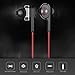 BlitzWolf Wired Earphones with Mic in Ear Buds with Volume Control Noise Isolating Headphones Dual Dynamic Driver Bass 3.5mm Stereo Sound for Phone - PC More Red