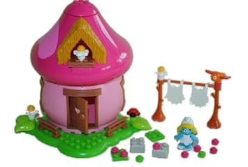 39 Tlg Set Mega Bloks Schlumpfe Mit Haus Und Zubehor Die