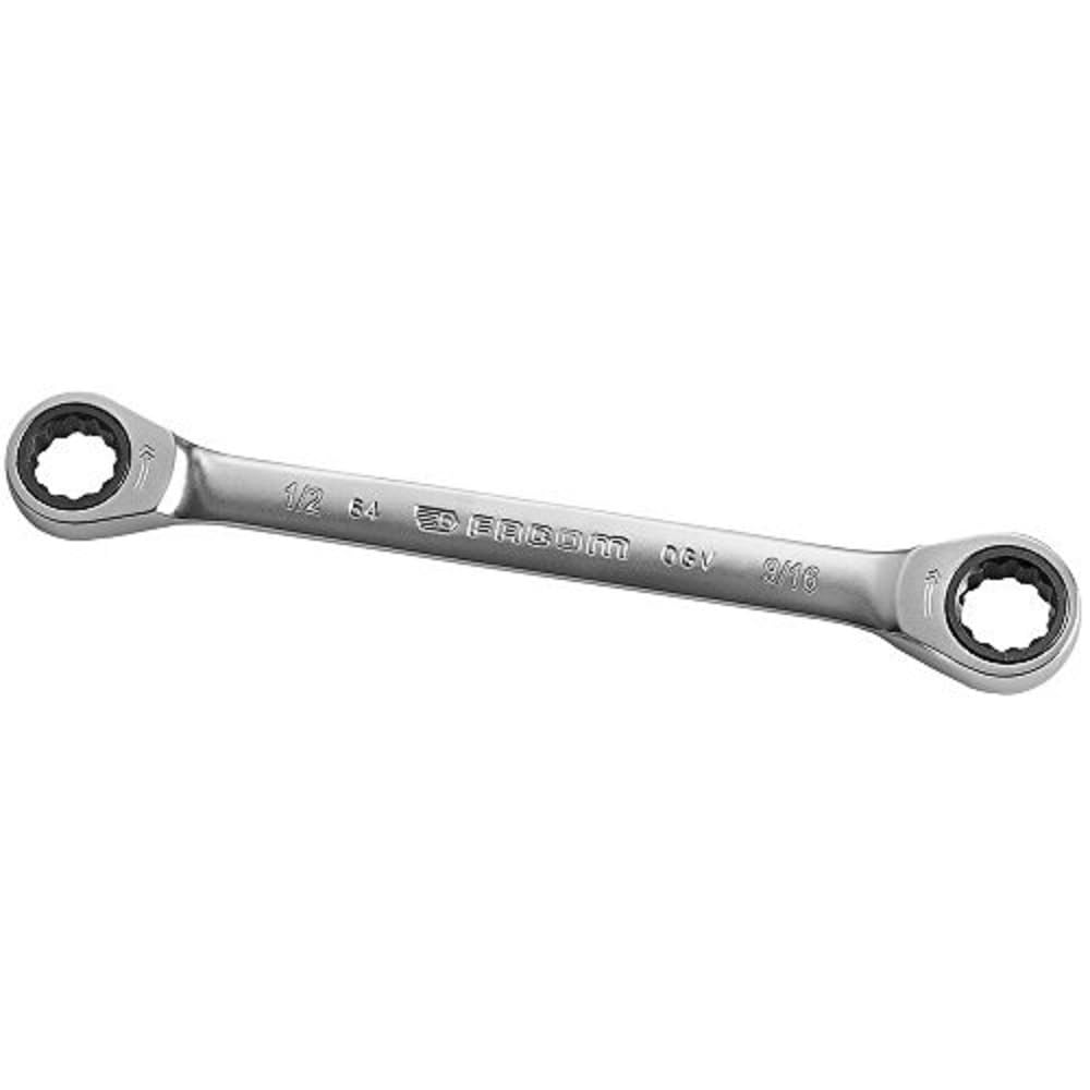 Facom 64.1/2X9/16 Polygo Ratchet Wrench 1/2X9/16, Silver