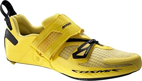 Mavic Cosmic Ultimate Tri Cycling Shoes - Men's Yellow Black 8.5