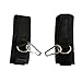 Acome Hand & Ankle Cuffs Strap Kits With Soft Pillow For Female Male and Couple Black
