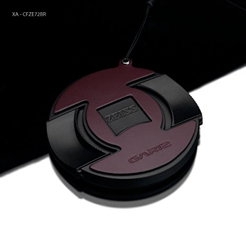 Gariz Genuine Leather XA-CFZE72BR Camera Cap Fixs For Sony Carl Zeiss 72mm Lens, Brown