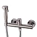 HANEBATH Handheld Toilet Bidet Faucet Sprayer Kit, Brushed Nickel