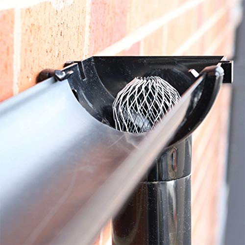 EBaokuup 8 Pack Gutter Downsport Guards 3.5 Inch Expandable Aluminium