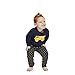 Bluenido 2-Piece Kids Summer Pajamas - 100% Cotton Pajama Set - Tag-Free Sleepwear Boys Pjs - Snug Fit Boy Clothes (12M - 8Y) Navy/Yellow